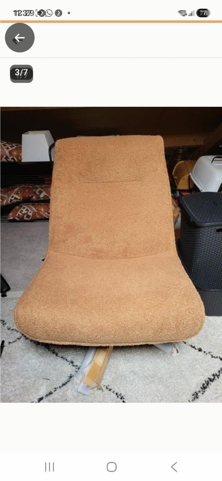 Nieuwe fauteuil, Huis en Inrichting, Ophalen, Nieuw, 75 tot 100 cm, Metaal