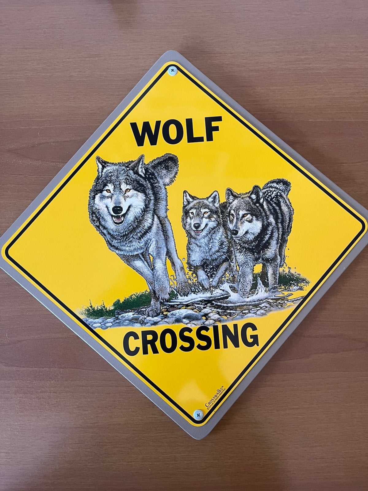 Wolven bord, Ophalen, Nieuw, Wild dier, Opgezet dier