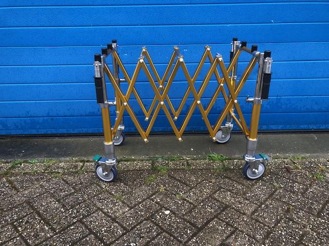 Baarwagen of schaarwagen nieuw goudkleurig 14,5 kg, Diversen, Niet ingevuld, Niet ingevuld, Nieuw, Ophalen of Verzenden