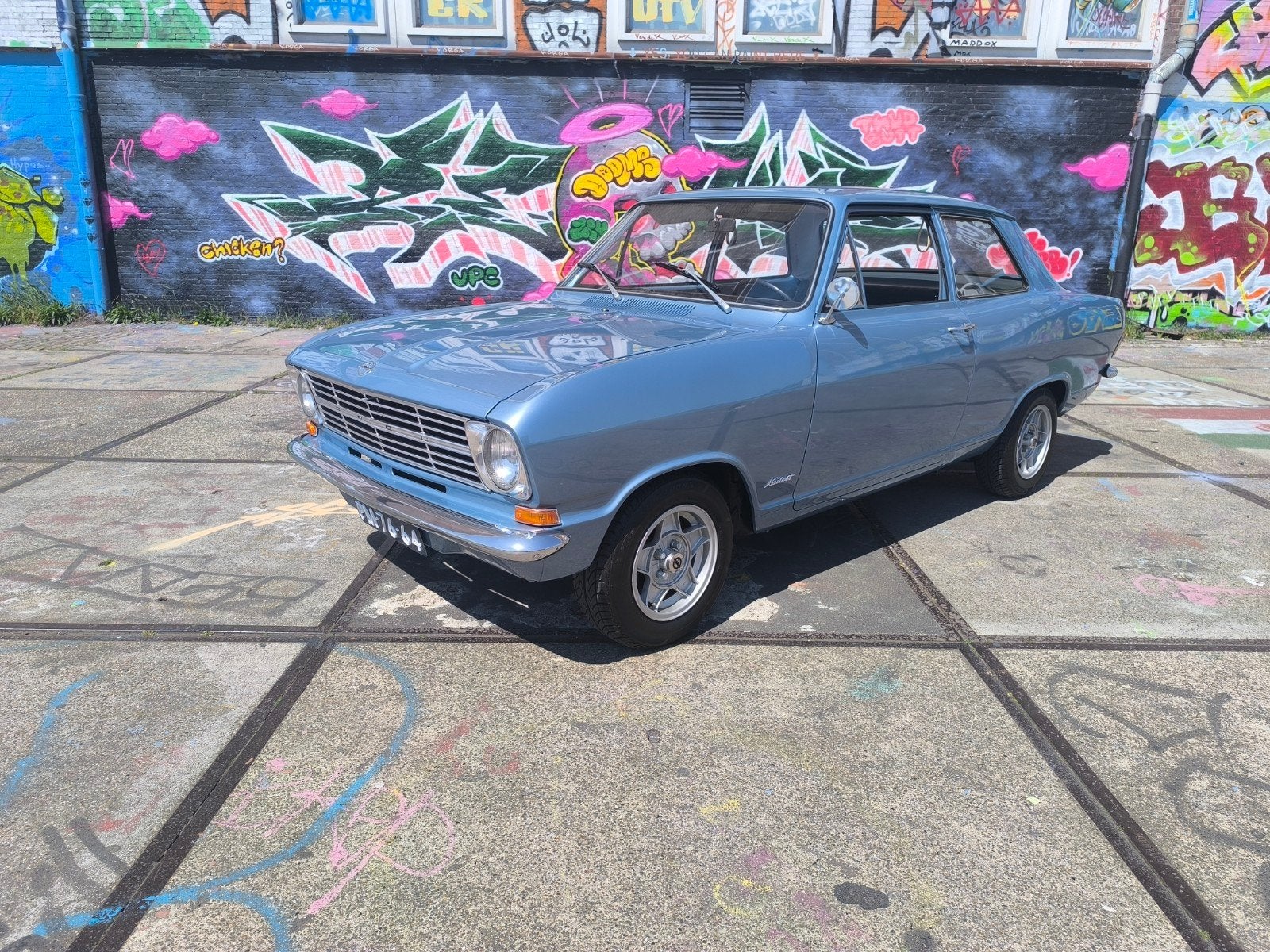 Opel kadett 1968 Oldtimer, Auto's, Opel, Particulier, Kadett, Benzine, Coupé, Handgeschakeld, Geïmporteerd, Blauw, Ophalen
