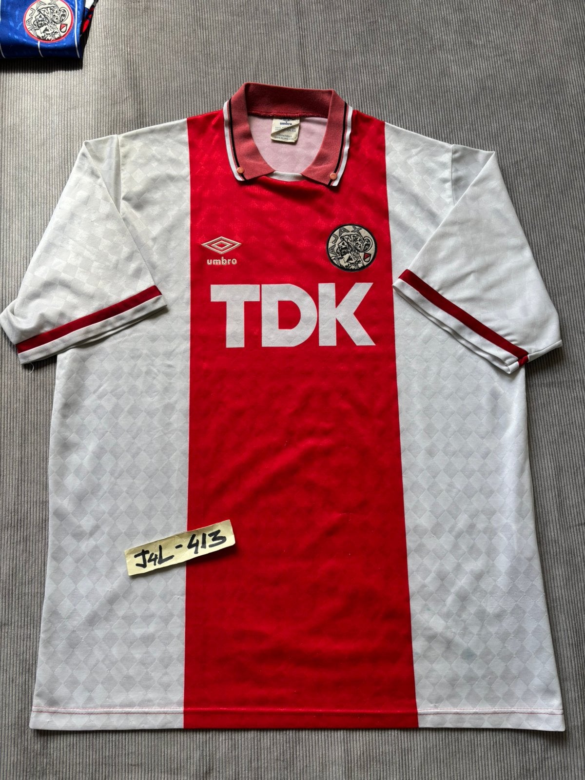 origineel Ajax shirt TDK Umbro 1989/1990, afca fside, Verzenden, Zo goed als nieuw, Ajax, Shirt
