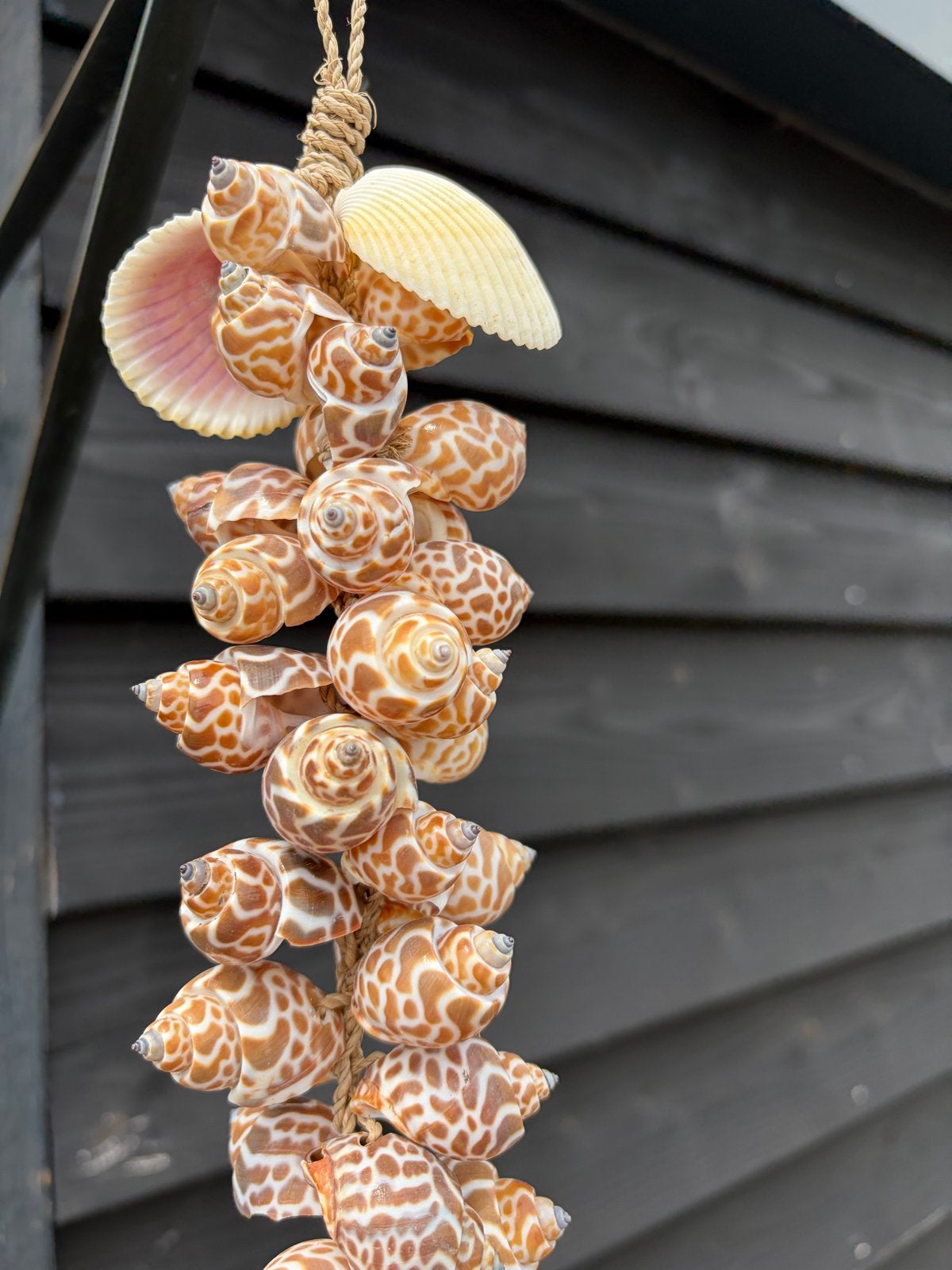 Decoratieve schelpenhanger - 40cm, Boho, Ophalen of Verzenden, Zo goed als nieuw, Natuurlijk materiaal