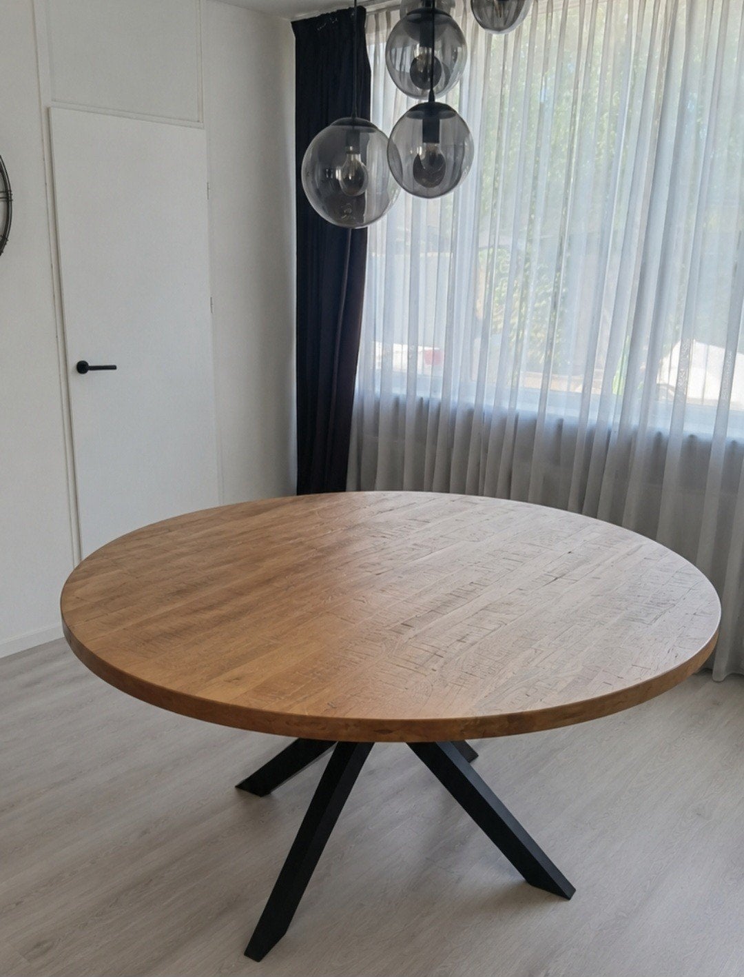 mango houten meubels aangeboden, Ophalen, Gebruikt, Rond, Vijf personen of meer