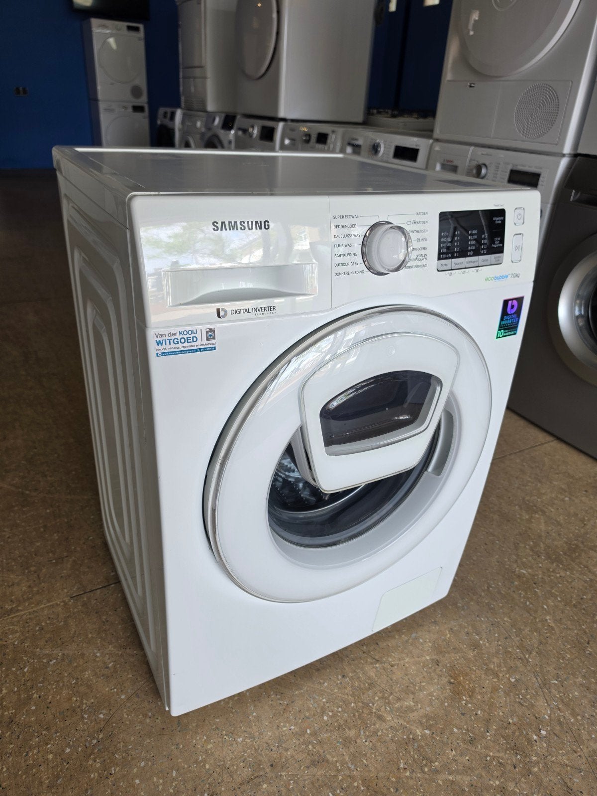Samsung Eco Bubble wasmachine | Add Wash | Gratis thuis 🚚✅️, Jirnsum, Ophalen of Verzenden, Zo goed als nieuw, Voorlader