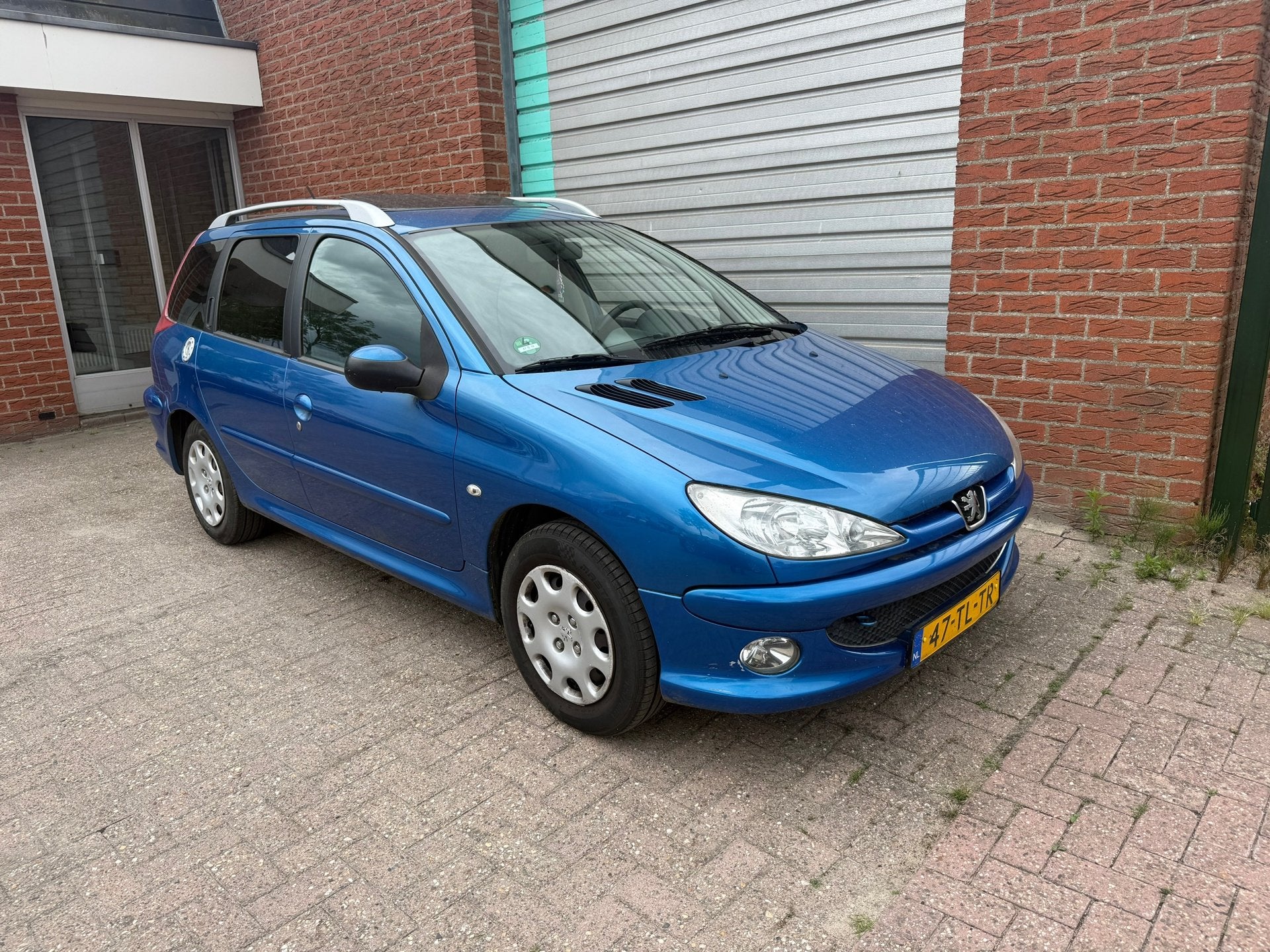 Peugeot 206 SW 1.4 Air-line 3 Airco Bj:2006 NAP!, Auto's, Elektrische ramen, Blauw, Origineel Nederlands, Handgeschakeld