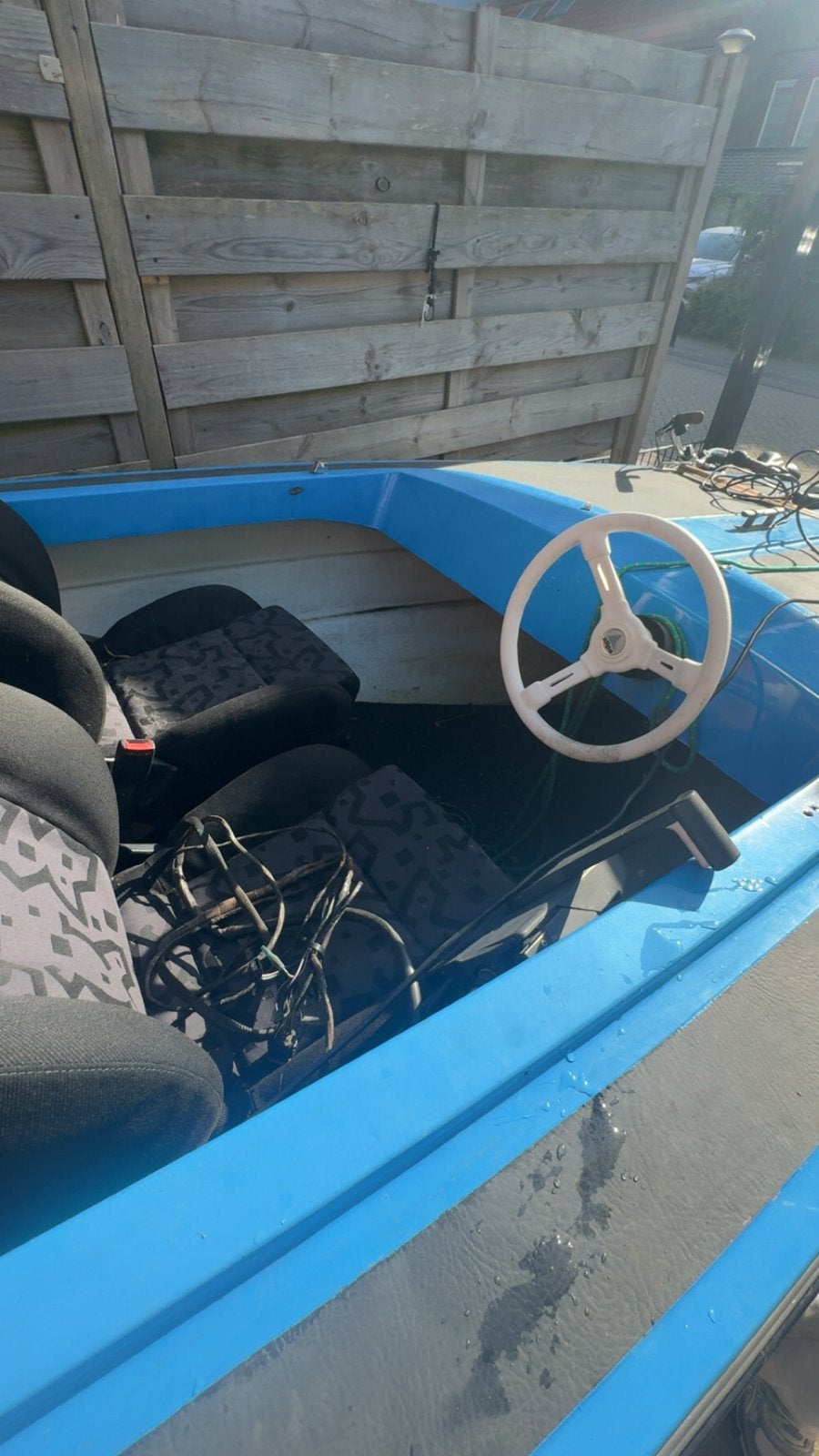 Johnson 30 pk buitenboordmotor met boot en trailer, Ophalen of Verzenden, Gebruikt