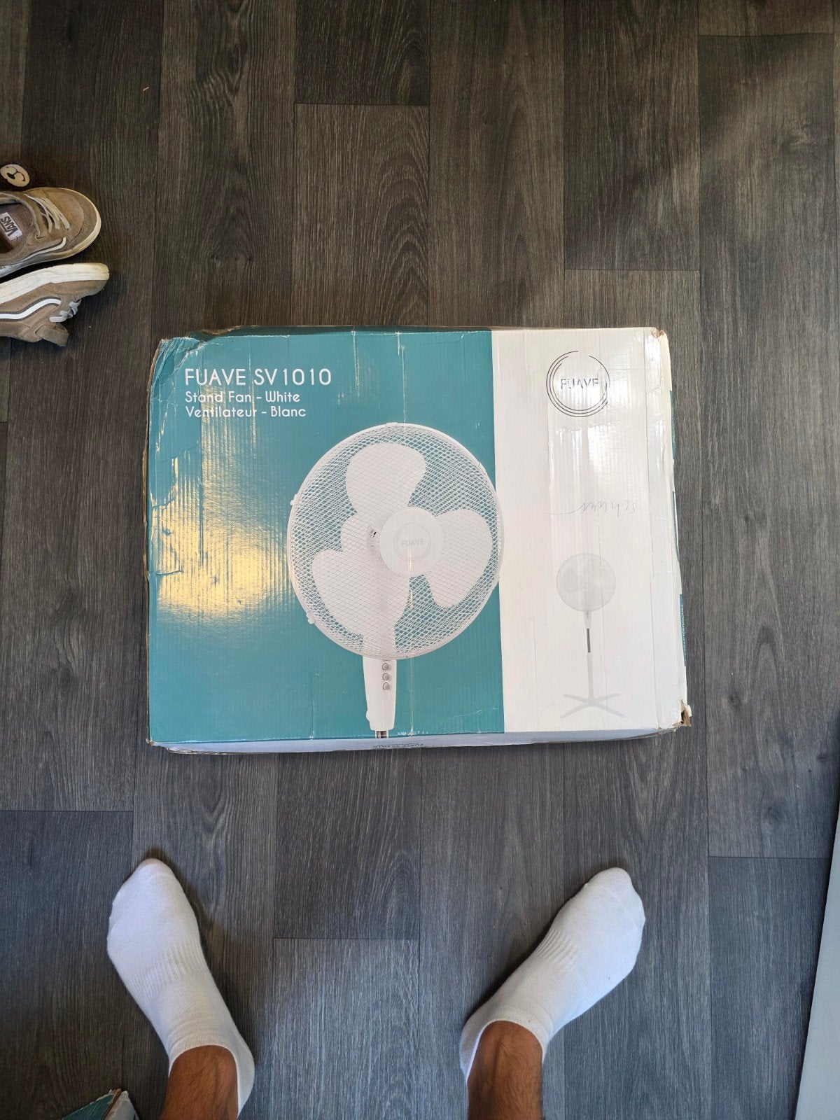 Nieuwe Fuave SV1010 Statiefventilator - Wit, Ophalen of Verzenden, Nieuw, Statiefventilator