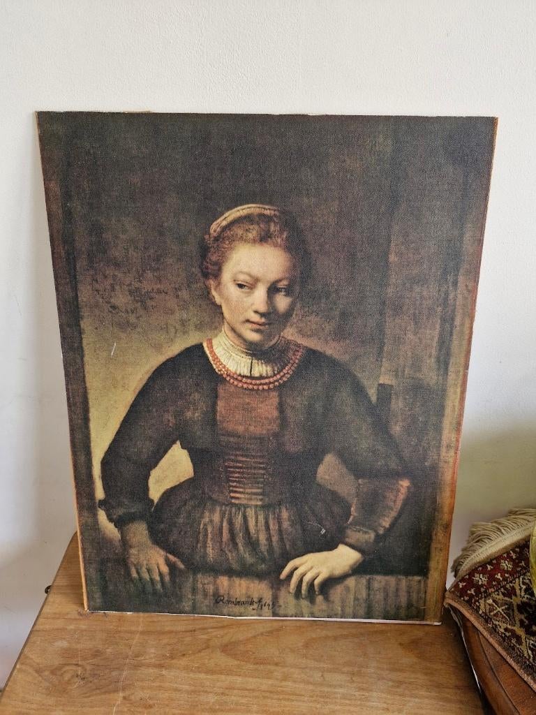 schilderij, Antiek en Kunst, Curiosa en Brocante, Ophalen of Verzenden