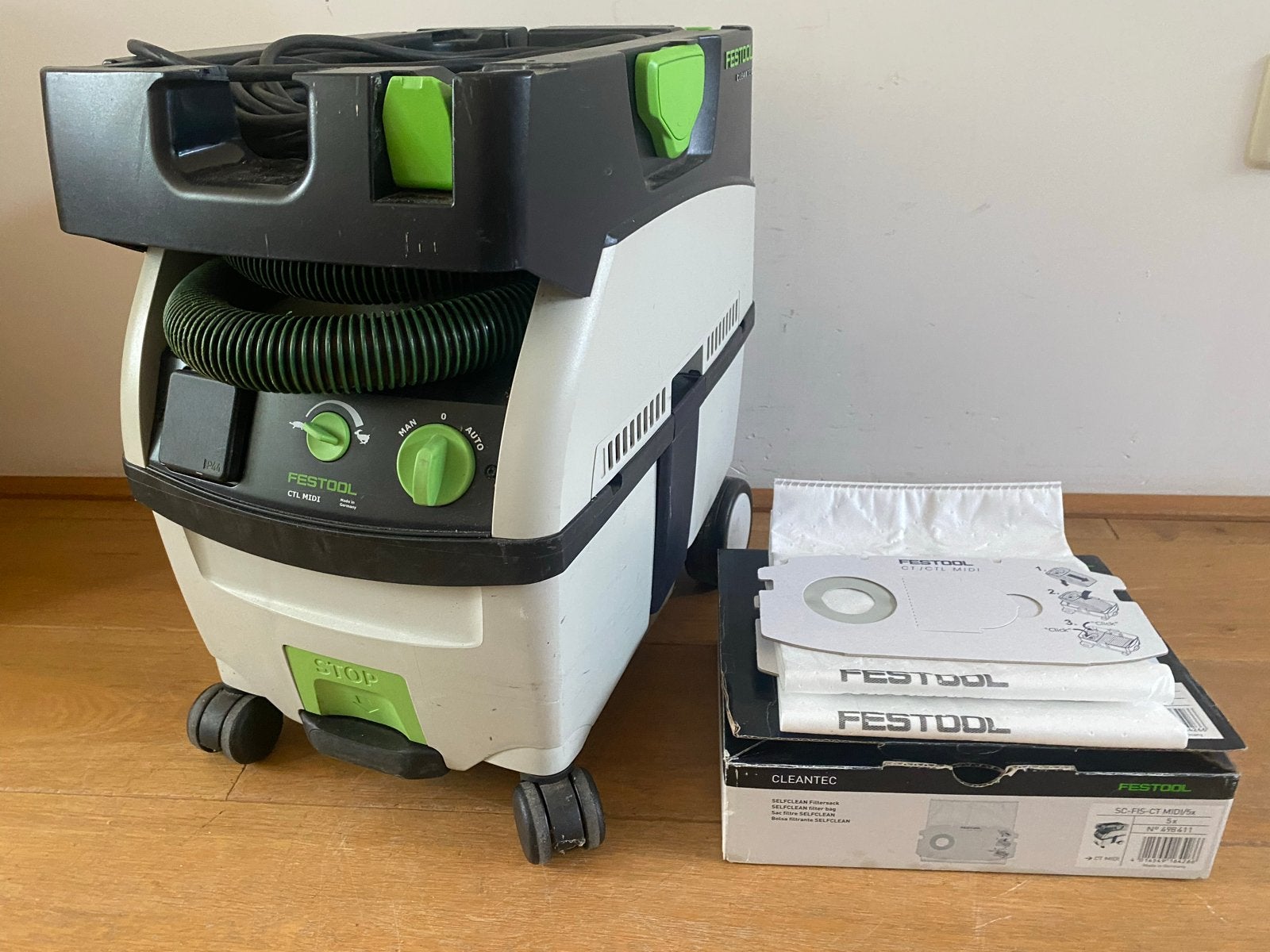 Festool CTL - MINI stofzuiger met extra stofzakken, Gebruikt, Industriële stofzuiger, Ophalen, Stofzak