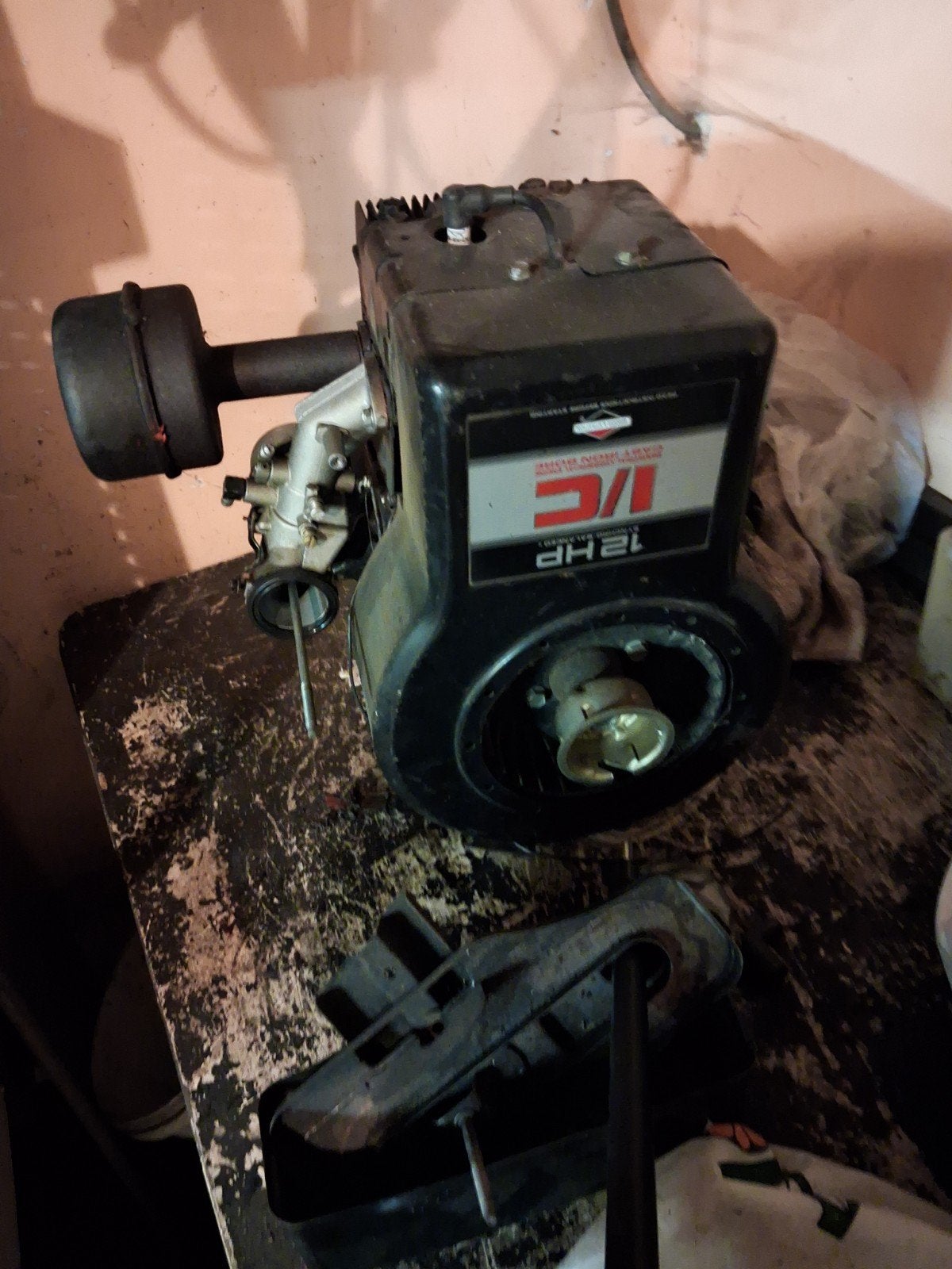 Zitmaaier blok 12 pk, Doe-het-zelf en Verbouw, Motoren, Ophalen, Gebruikt, Benzinemotor, 1800 rpm of meer