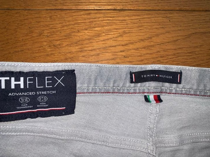 Tommy Hilfiger Bleecker Stretch Slim Fit Jeans W32/L32, Ophalen of Verzenden, Zo goed als nieuw, Grijs, W32 (confectie 46) of kleiner