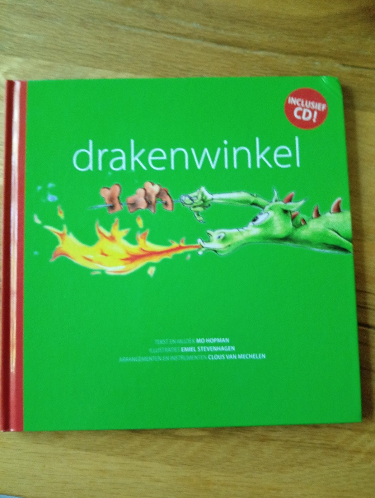 Drakenwinkel - Kinderboek met CD! Mo Hopman, Ophalen of Verzenden