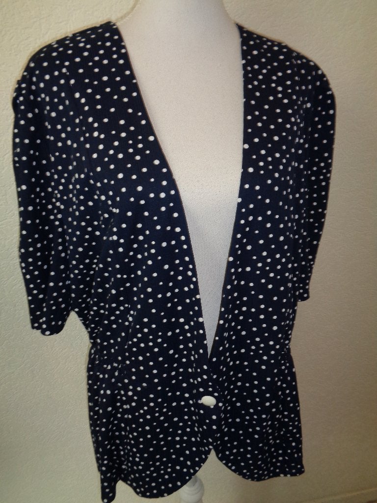 maat 48 oksel tot oksel 64 cm-in taille losse  elastiek, Ophalen of Verzenden, Zo goed als nieuw, Maat 46/48 (XL) of groter, Blauw