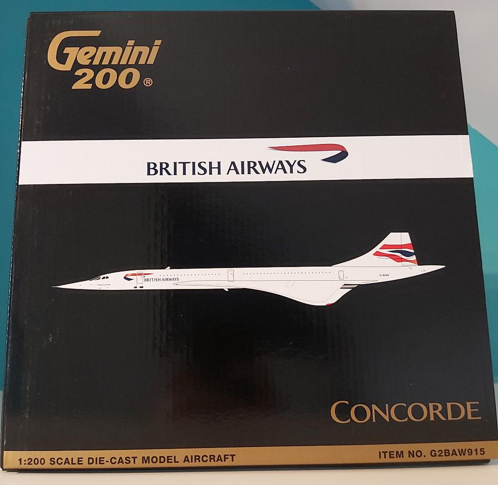 GeminiJets200 British Airways Concorde G2BAW915, Verzamelen, Luchtvaart en Vliegtuigspotten, Ophalen of Verzenden, Nieuw, Schaalmodel