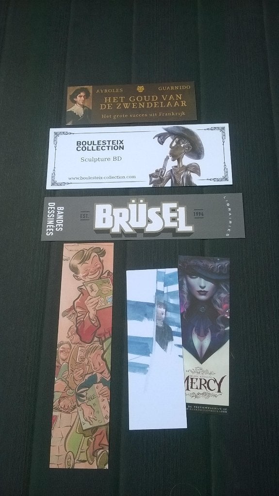 6 verschillende bladwijzers van stripverhalen, Ophalen of Verzenden, Zo goed als nieuw, Diversen, Meerdere stripboeken