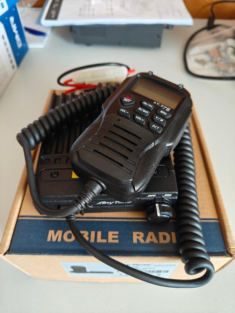 Anytone AT-778 UHF Mobilofoon 400 - 480 Mhz 25Watt NIEUW, Telecommunicatie, Ophalen of Verzenden, Nieuw, Zender en Ontvanger