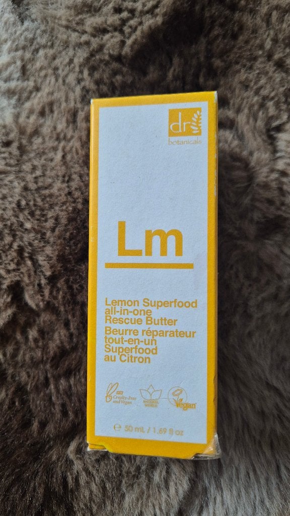 Dr Botanicals Lemon Superfood Rescue Butter - 50ml Nieuw, Ophalen of Verzenden, Nieuw, Gehele gezicht, Verzorging
