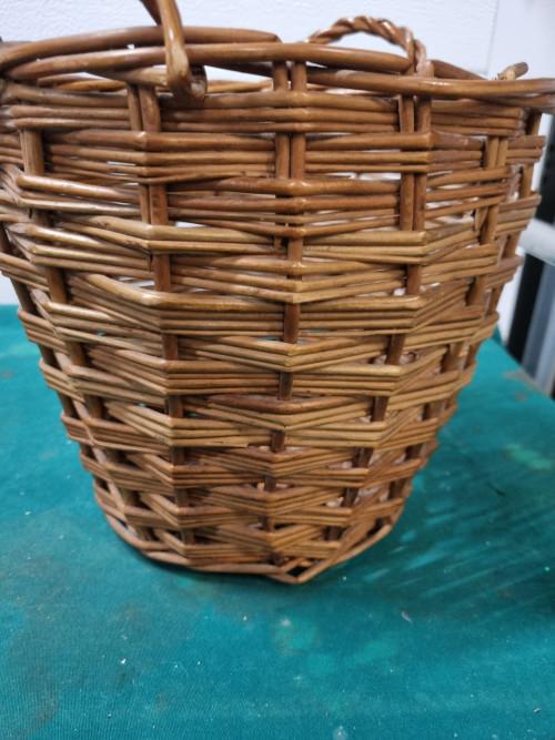 mand vintage geweven riet, Ophalen of Verzenden, 'T Olde Gre-j, Info@toldegrej.nl, Endepoelstraat 20f Didam