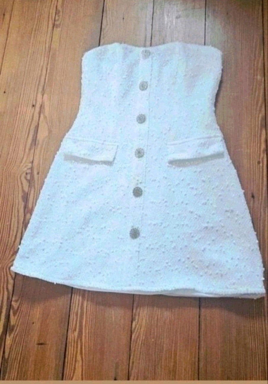 Mooi wit jurk, Ophalen of Verzenden, Zo goed als nieuw, Maat 36 (S), Wit