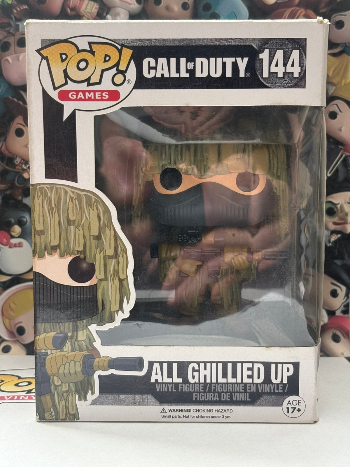 Funko pop all ghillied up 144 call of duty games, Ophalen of Verzenden, Zo goed als nieuw