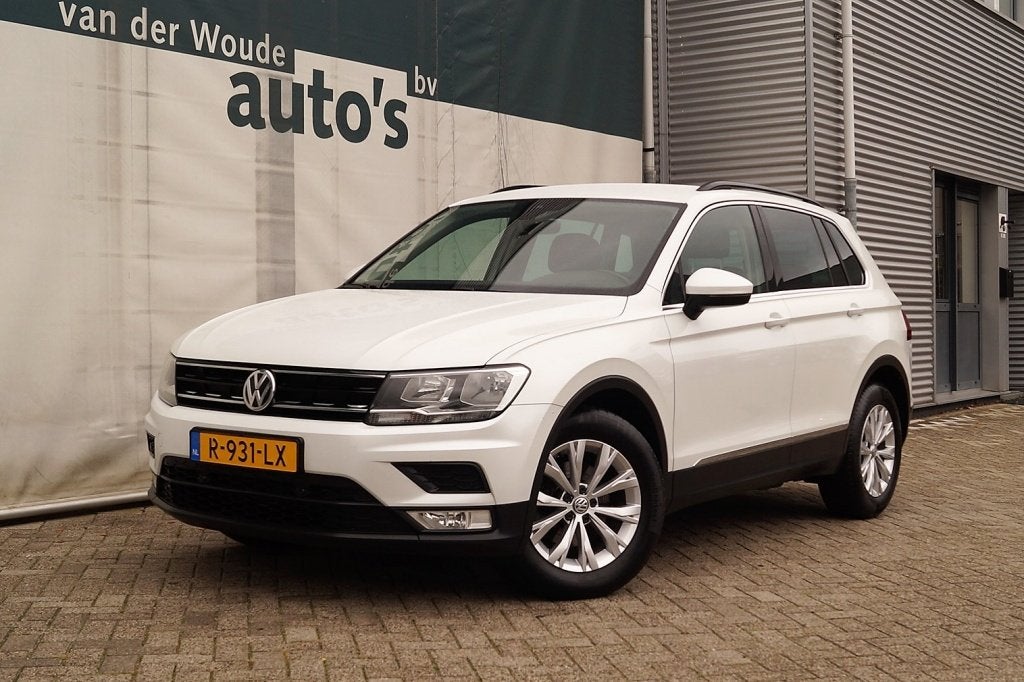 Volkswagen Tiguan 2.0 TDI 150pk Comfortline -NAVI-ECC-PDC-AC, Auto's, Volkswagen, Gebruikt, Euro 6, 4 cilinders, Wit