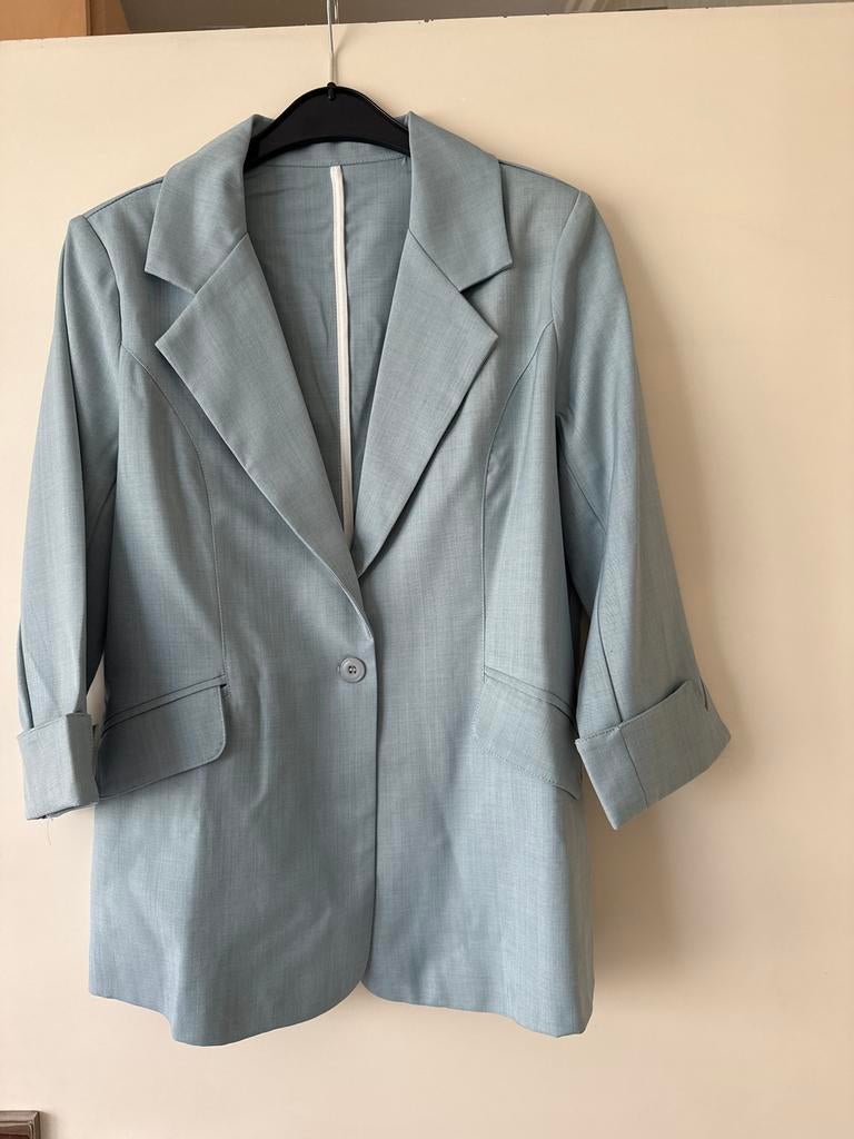 Dames blazer ijsblauw, Kleding | Dames, Blauw, Maat 42/44 (L), Ophalen of Verzenden, Jasje