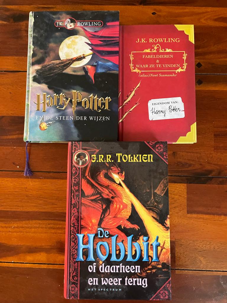Harry Potter, Fabeldieren & De Hobbit boekenpakket, Ophalen, Gelezen