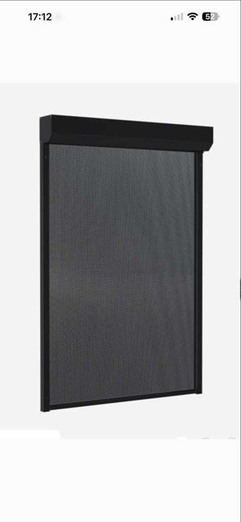 Elektrisch screen, zwart, nieuw in doos, Ophalen, Nieuw, Elektrische bediening, 150 tot 200 cm