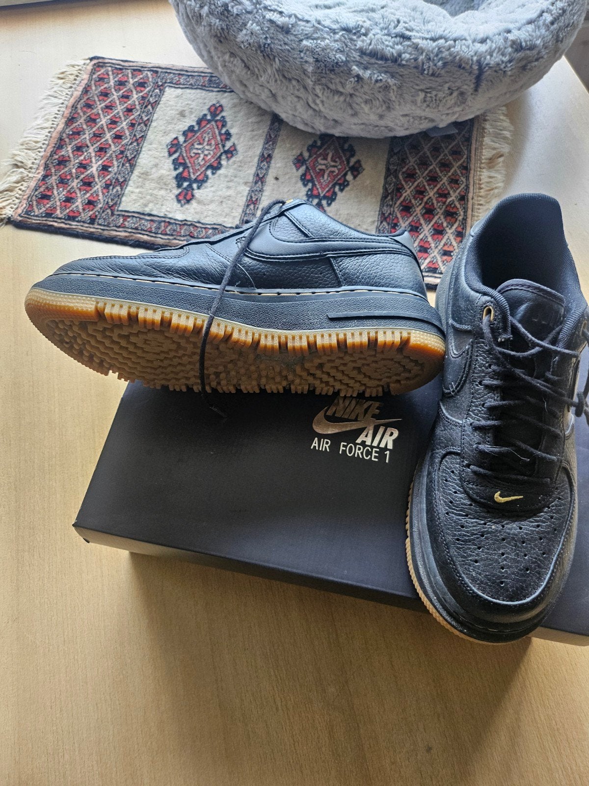 Nike Air Force 1 Sneakers - Maat 43, Ophalen, Zwart, Nike, Sneakers of Gympen