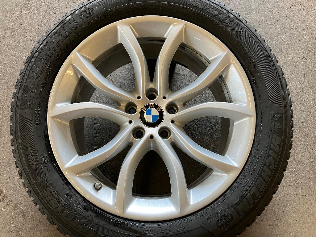 19” BMW Styling 594 X6 F16 velgen MICHELIN winter banden, Auto-onderdelen, Banden en Velgen, Gebruikt, 255 mm, Banden en Velgen
