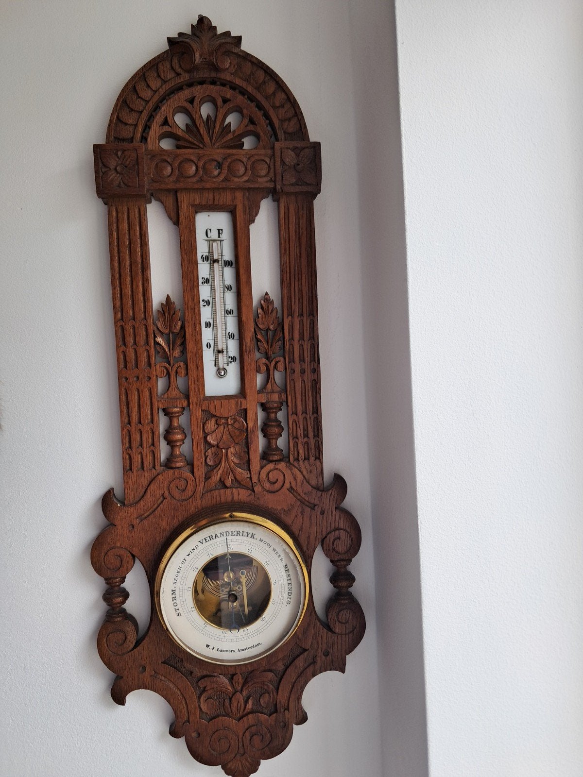 Antieke barometer, Ophalen of Verzenden