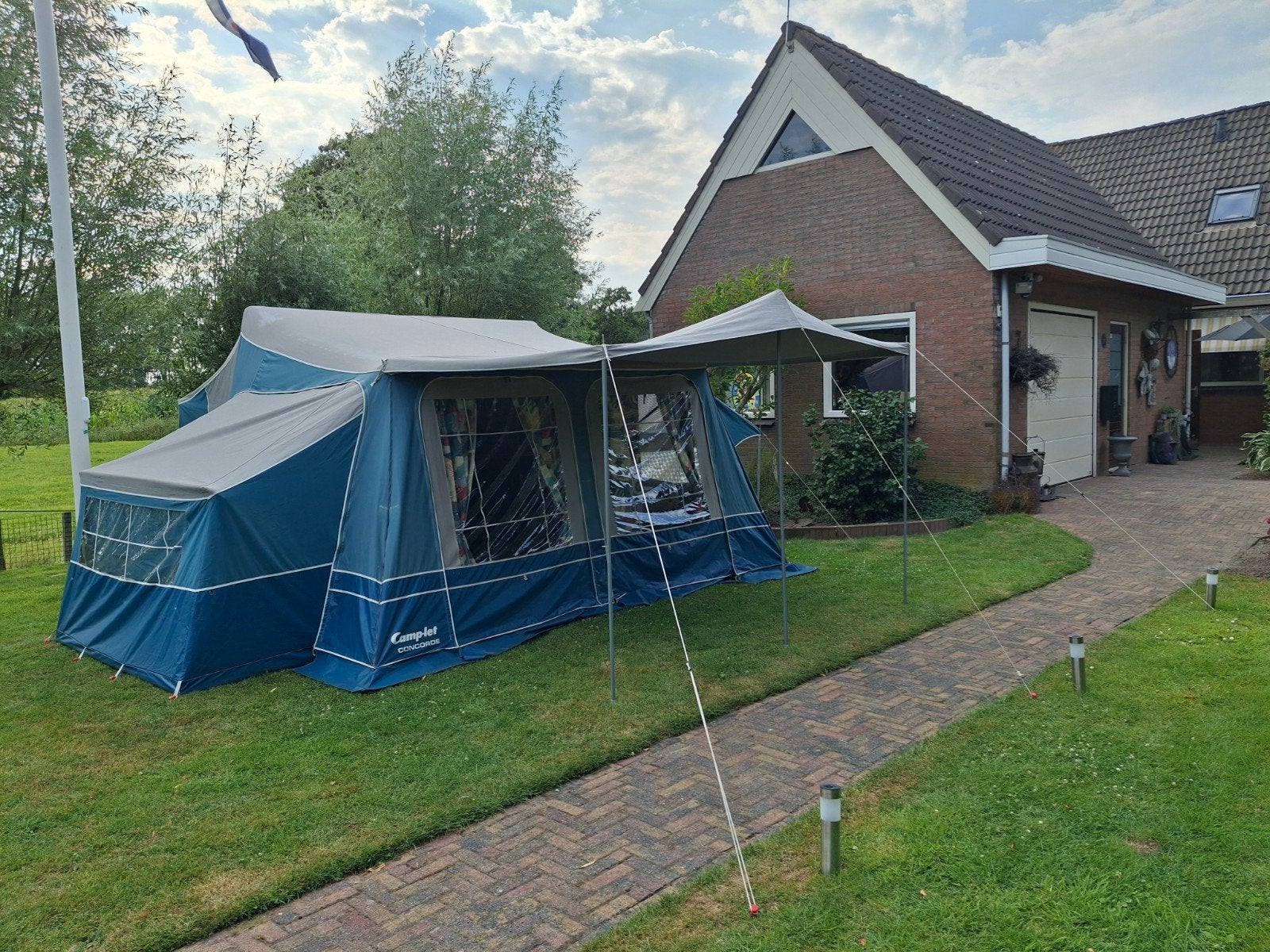 Camplet Concorde vouwwagen 2010 | gastencabine boogluifel, Caravans en Kamperen, Ophalen, Tot en met 6