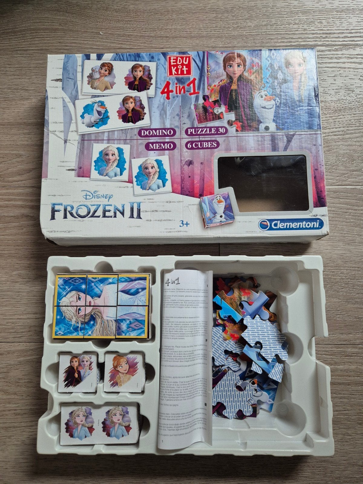 Clementoni disney Frozen II domino memory puzzel cubes

Clem, Ophalen of Verzenden, 10 tot 50 stukjes, Zo goed als nieuw