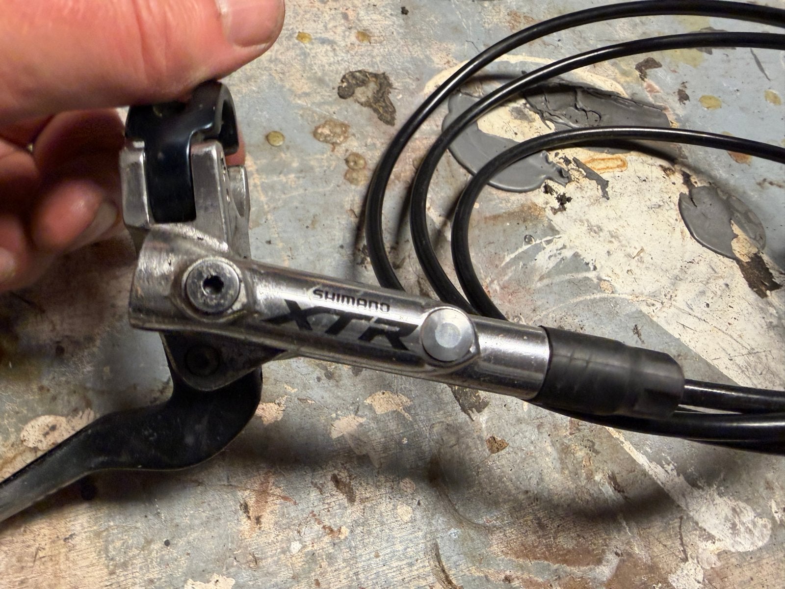 Shimano XTR BR-M985 schijfremset, Ophalen, Remmen, Gebruikt, Aluminium