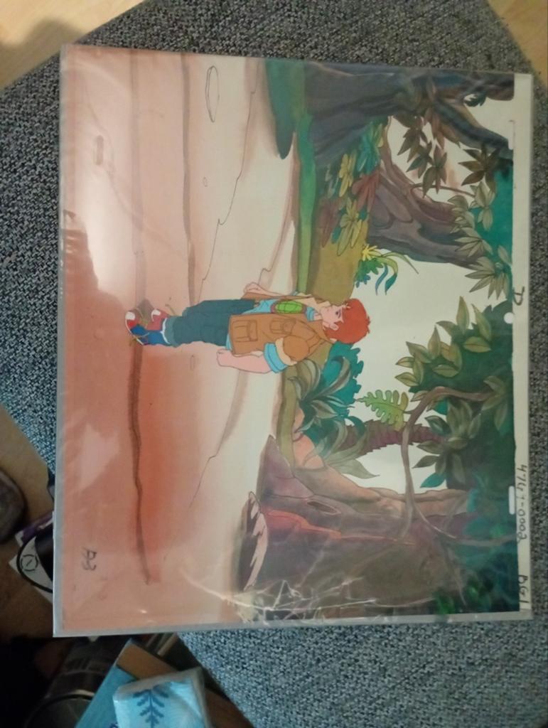 Vintage Animatie Cel: captain planet, Ophalen of Verzenden