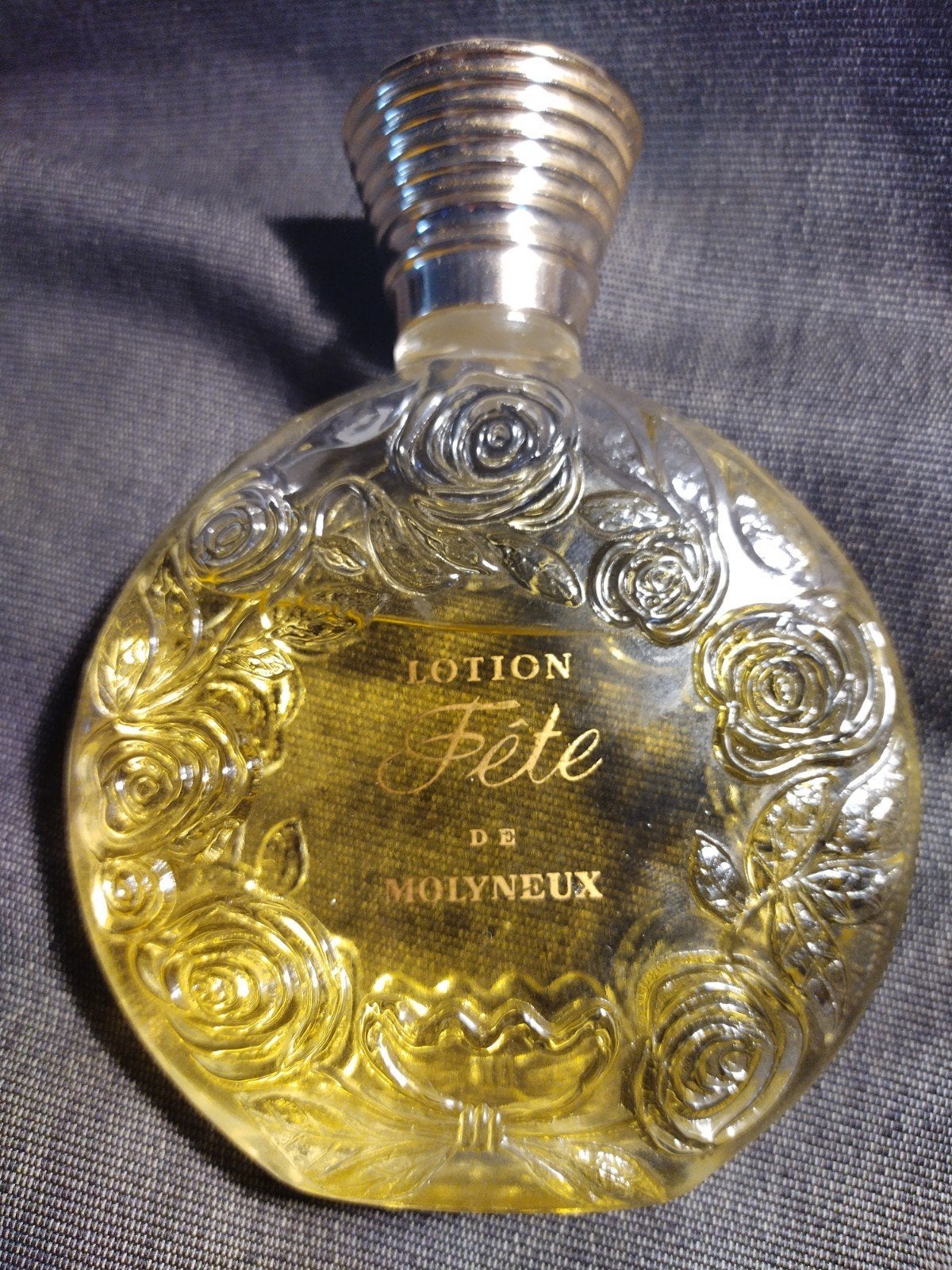 Vintage Fête de Molyneux Haarlotion - Zeldzaam!, Ophalen of Verzenden, Zo goed als nieuw