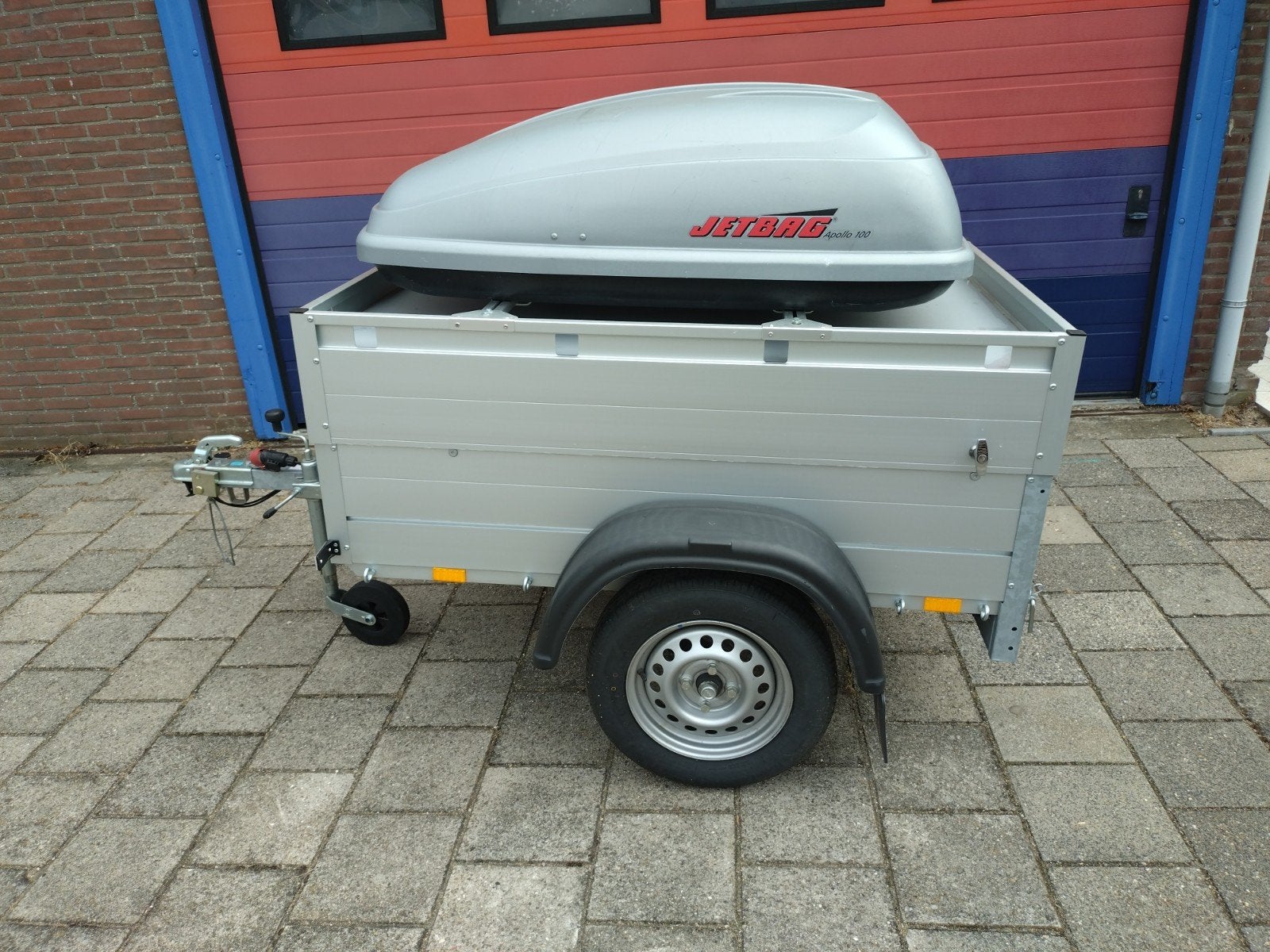 Anssems GT 500 HT aanhangwagen met dakkoffer, Auto diversen, Aanhangers en Bagagewagens, Ophalen, Zo goed als nieuw