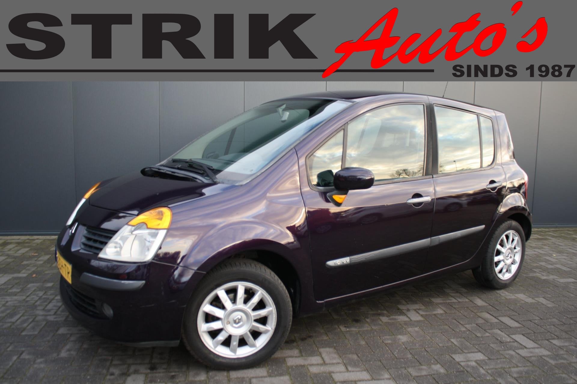 Renault Modus 1.6-16V Privilège Luxe AUTOMAAT - AIRCO - CRU, Auto's, Stof, Gebruikt, Metallic lak, Origineel Nederlands