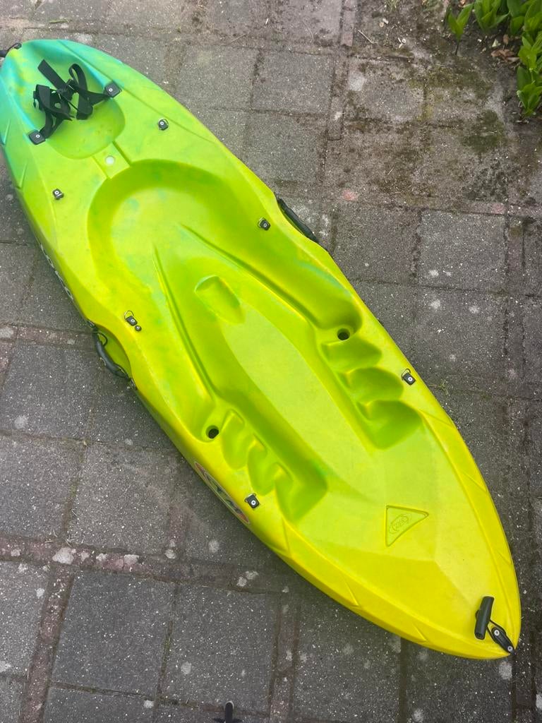 Sit on top kano met uitrusting, Watersport en Boten, Kano's, Ophalen, Gebruikt, Eén persoon, Met peddels