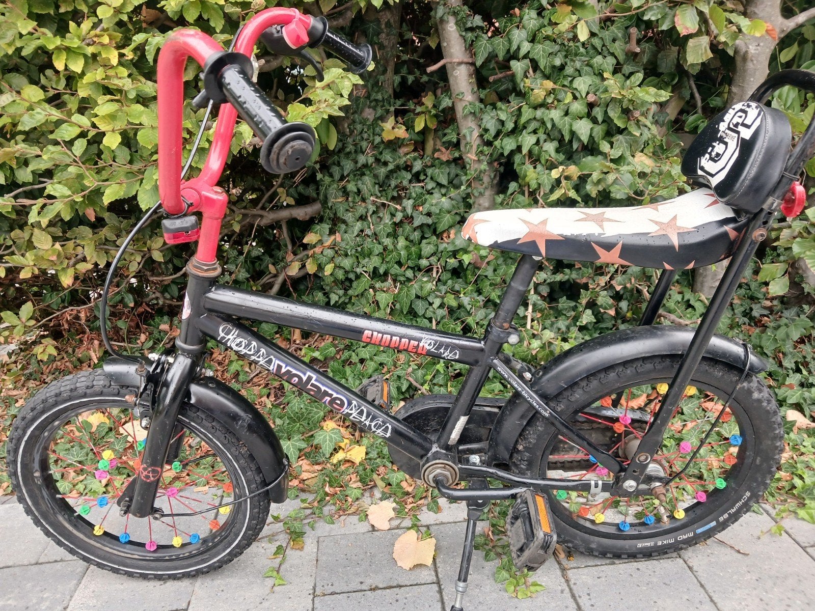 jongens fiets chopper style 16 inch zwart, Fietsen en Brommers, Ophalen, Terugtraprem, Staal, Volare