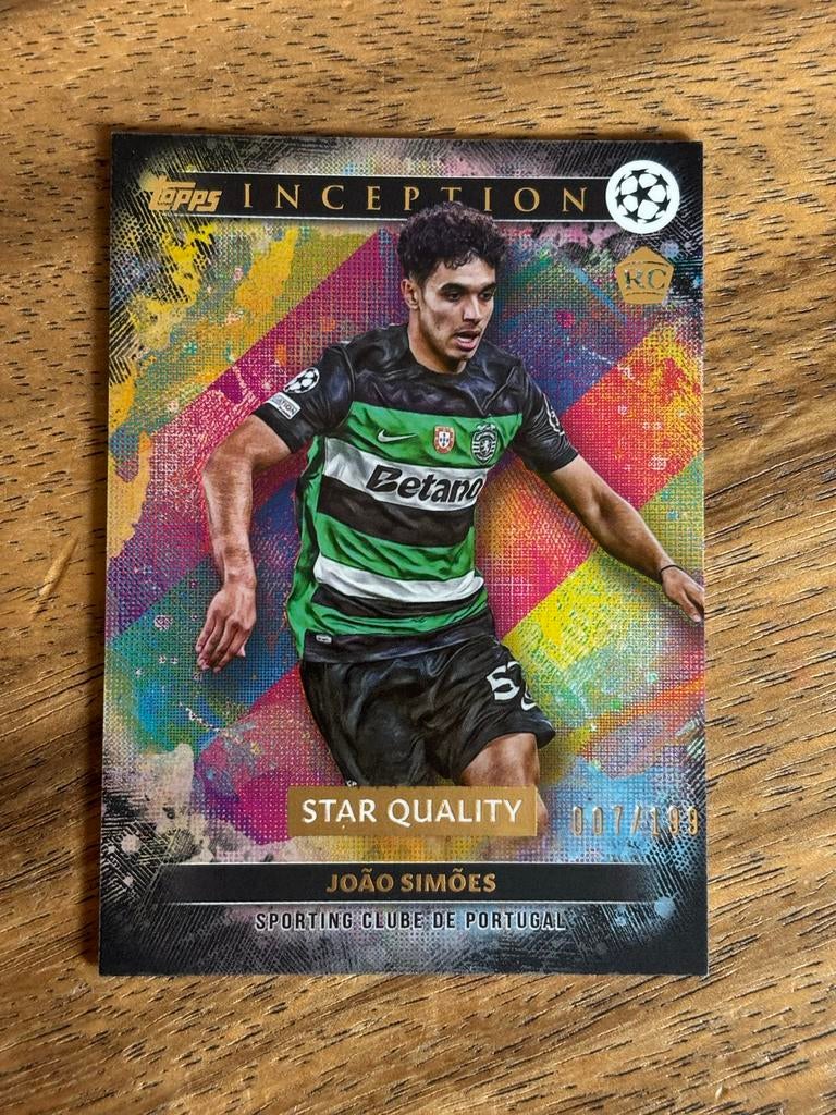 João Simões Topps Inception Star Quality 007/199, Ophalen of Verzenden, Zo goed als nieuw, Buitenlandse clubs, Spelerskaart