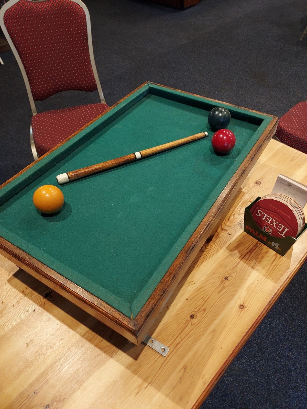 Mini biljart., Sport en Fitness, Biljarten en Poolen, Ophalen, Gebruikt, Biljarttafel
