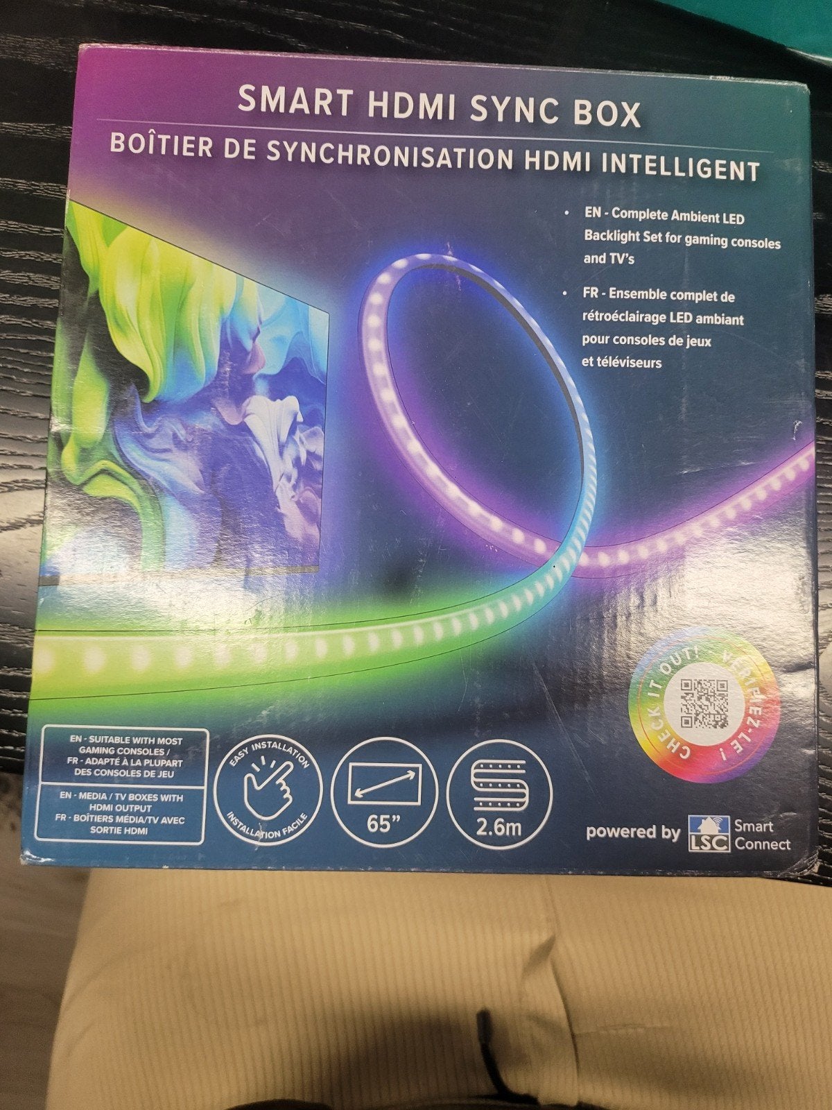 Smart HDMI Sync Box met RGBIC LED-strip voor 65" TV's, Ophalen of Verzenden, Nieuw