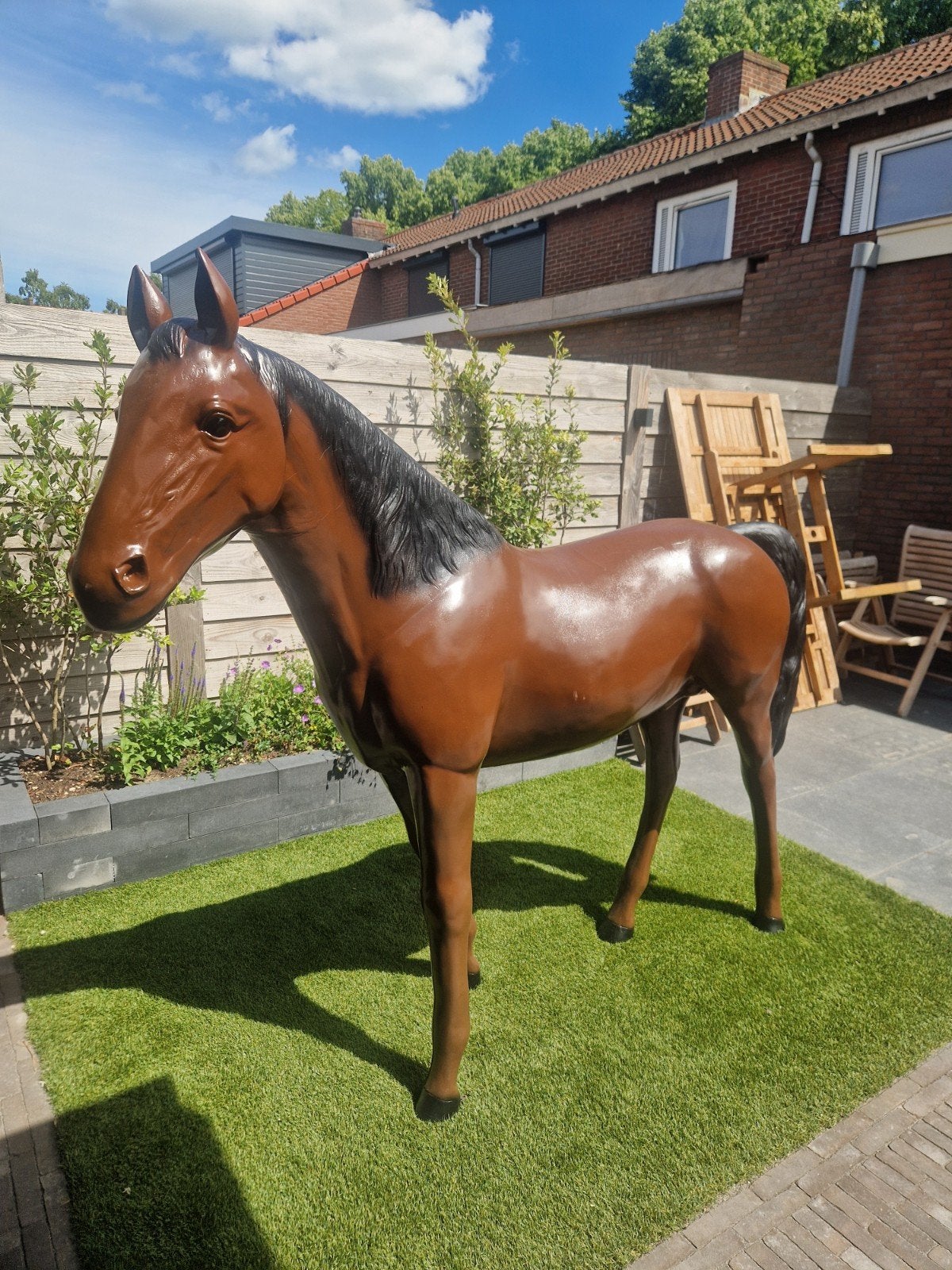 Kunststof paard, Antiek en Kunst, Ophalen