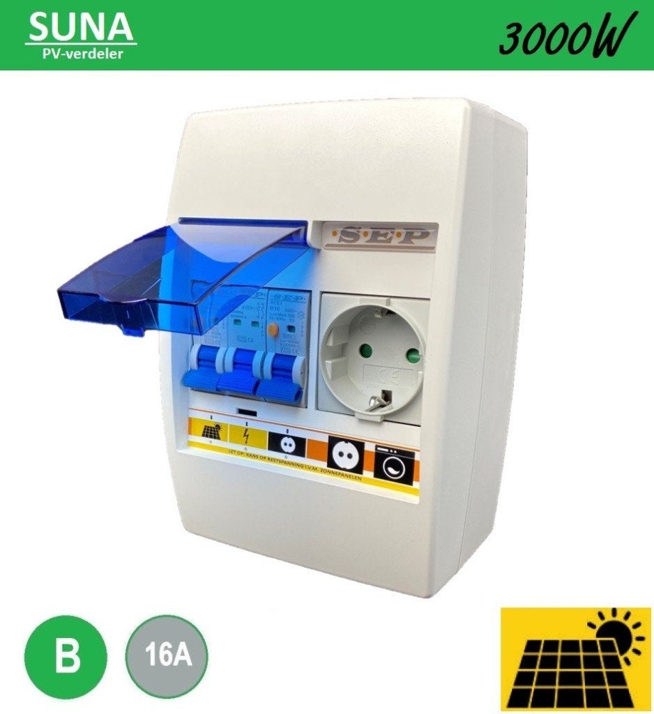 PV verdeler 8mod hfd2P+ALA B16/30+B16/300+1xwcd, Verzenden, Nieuw
