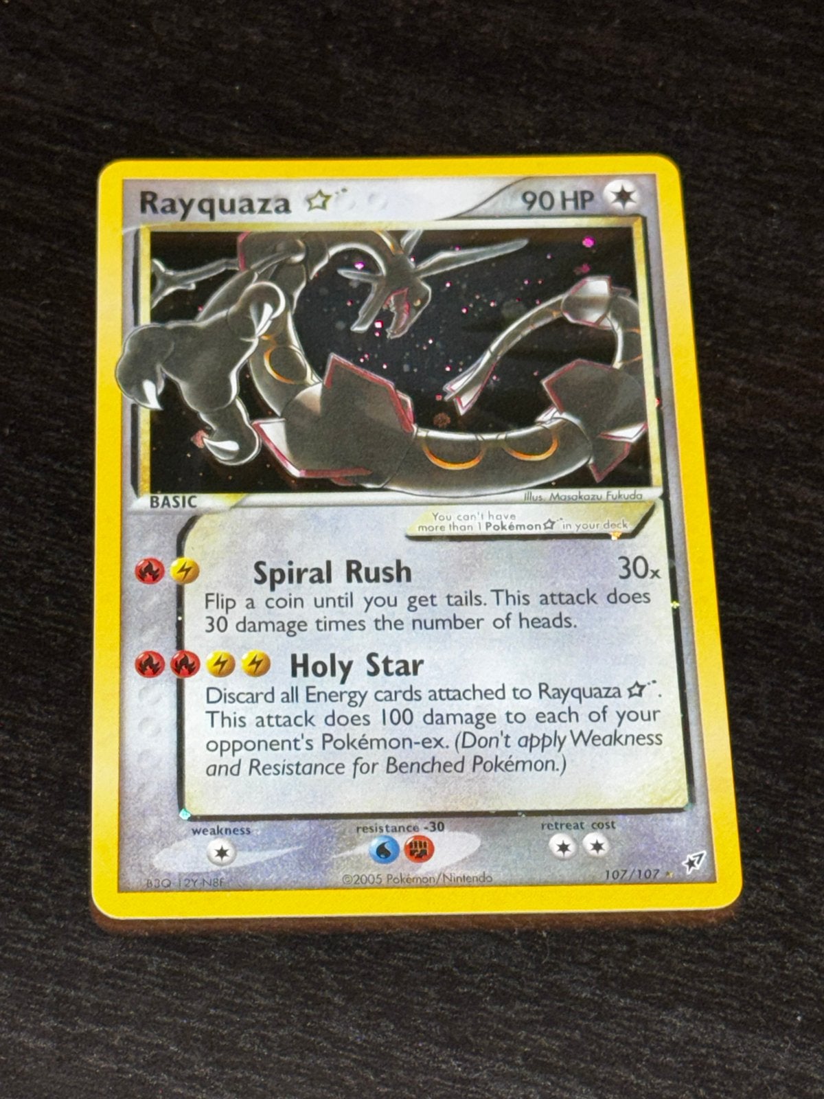 Goldstar Rayquaza Proxykaart, Ophalen of Verzenden, Zo goed als nieuw