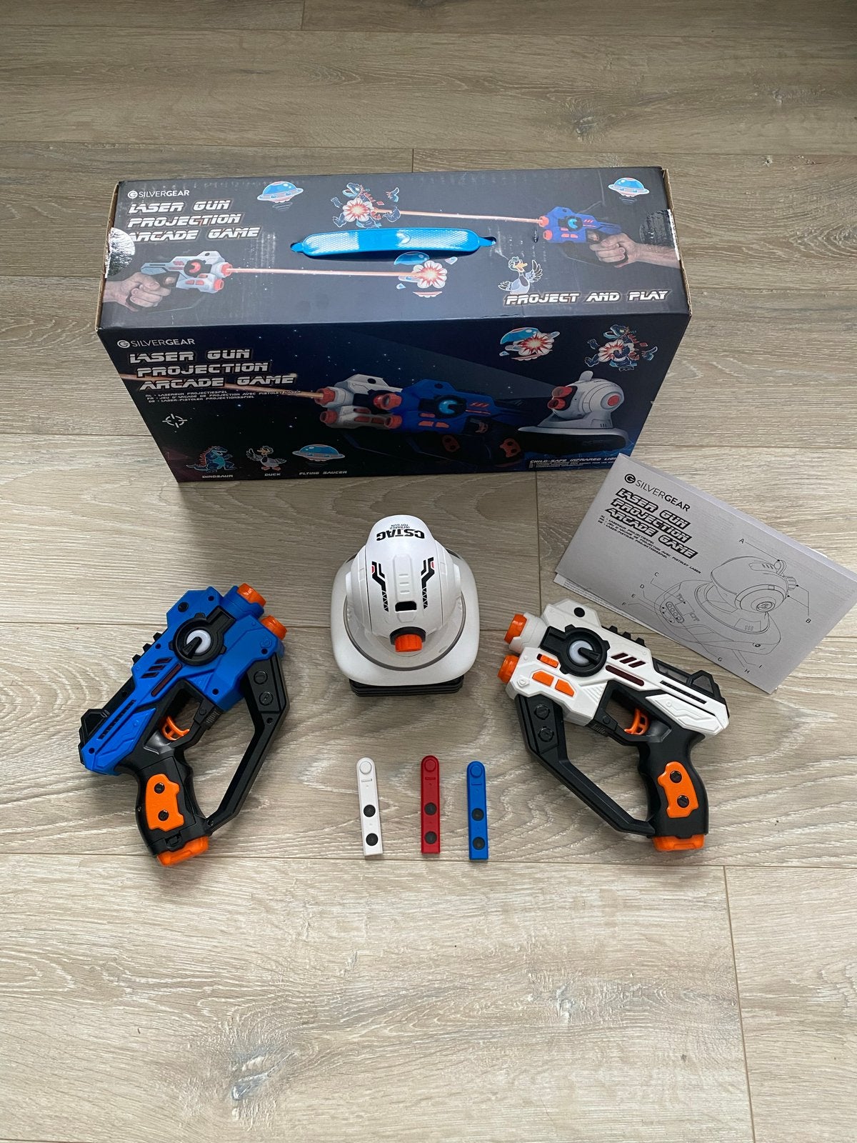 Silvergear Laser Gun met Projectie, Ophalen, Zo goed als nieuw, Jongen of Meisje