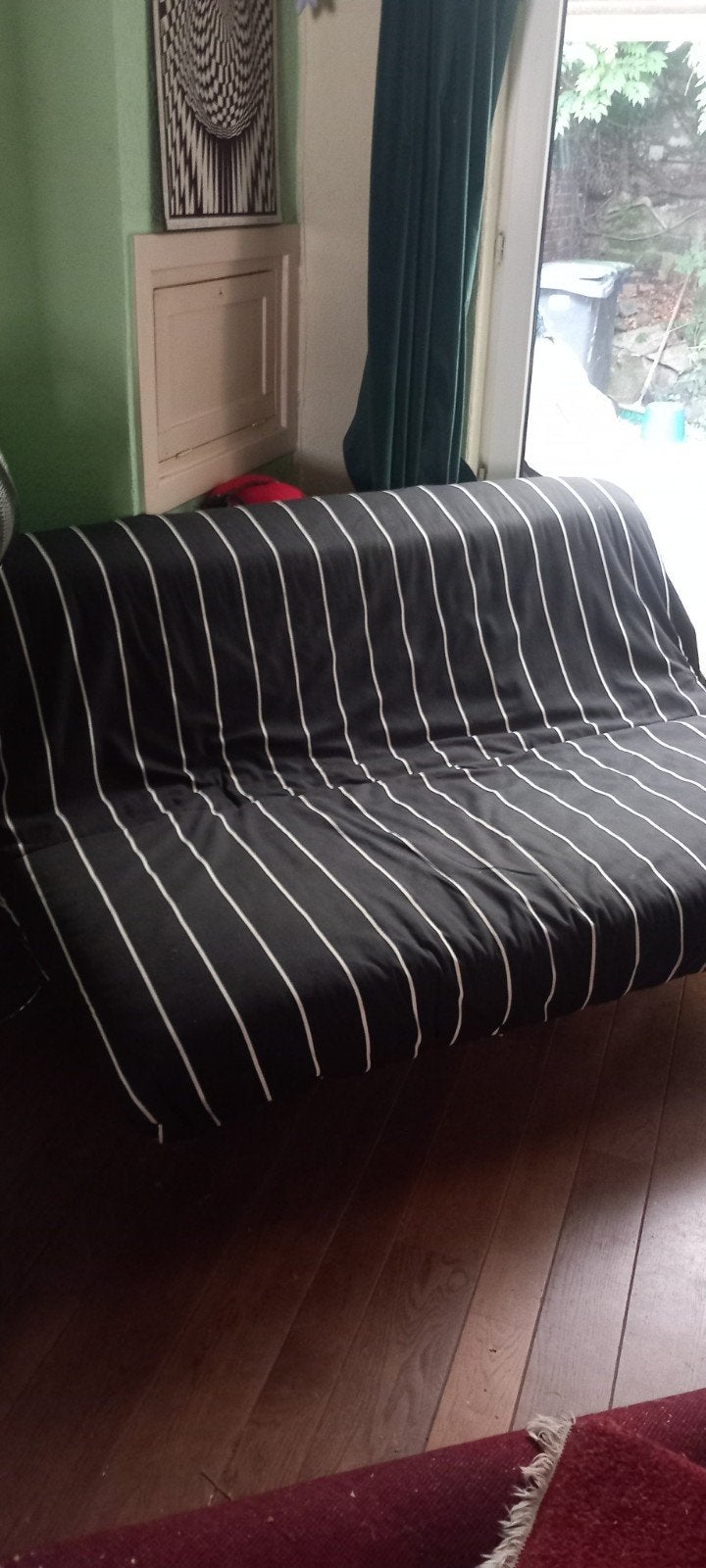Slaapbank - Makkelijk uitklapbaar tot groot bed.moet zsm weg, Ophalen, Gebruikt, Tweepersoons, 190 cm of minder
