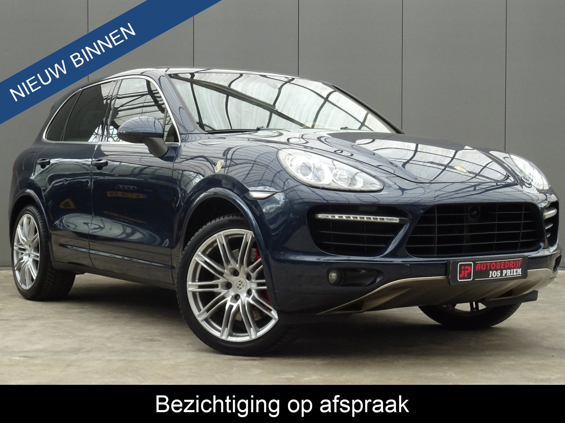 Porsche Cayenne 4.8 Turbo * 500 PK * PANORAMADAK !, Automaat, Gebruikt, Blauw, 2145 kg