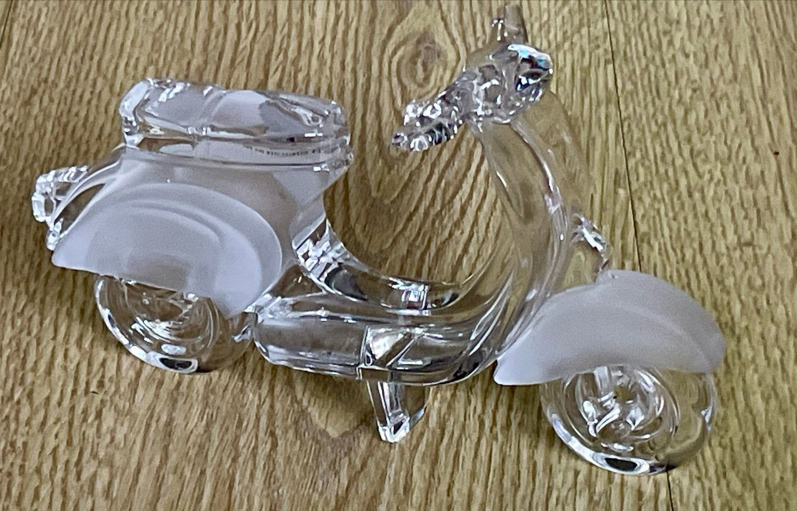 Kristallen Scooter Miniatuur - Klokgaaf, Ophalen of Verzenden